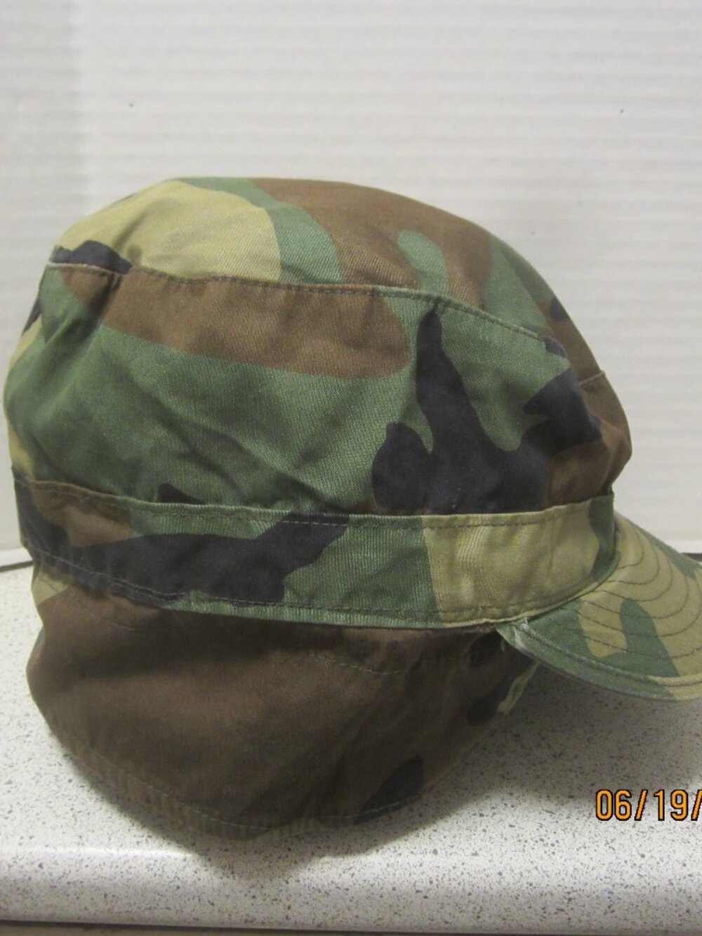Miltary Camo Cap with Ear Flaps